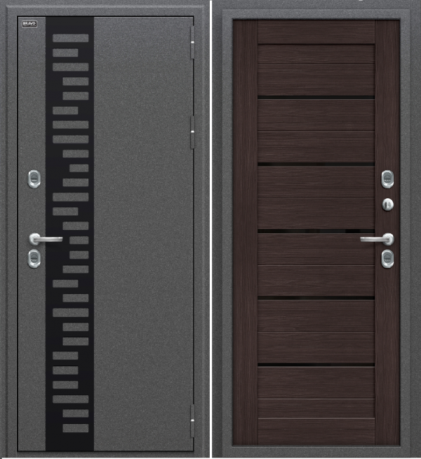 Металлическая дверь IzoTermo 110-1 Wenge