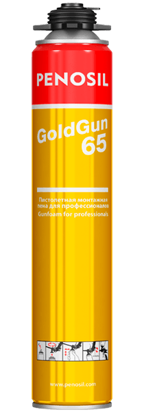 Монтажная профессиональная пена PENOSIL GoldGun 65