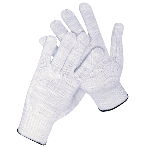 Перчатки трикотажные из смесовой пряжи