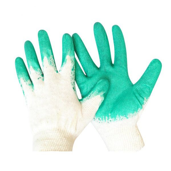 Перчатки трикотажные с одинарным латексным покрытием