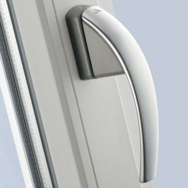 Ручка оконная SWING титан матовый штифт 45 мм (37 мм)