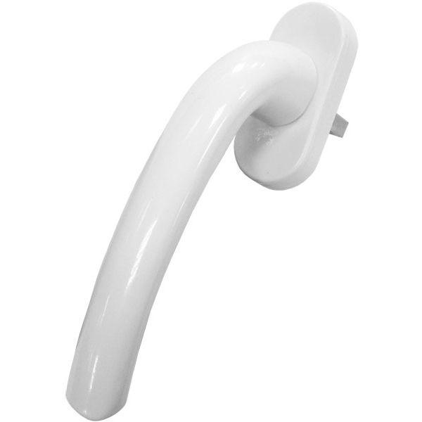 Ручка оконная белая