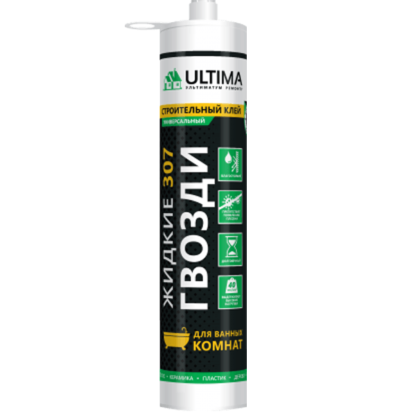 Жидкие гвозди ULTIMA 307 для ванных комнат